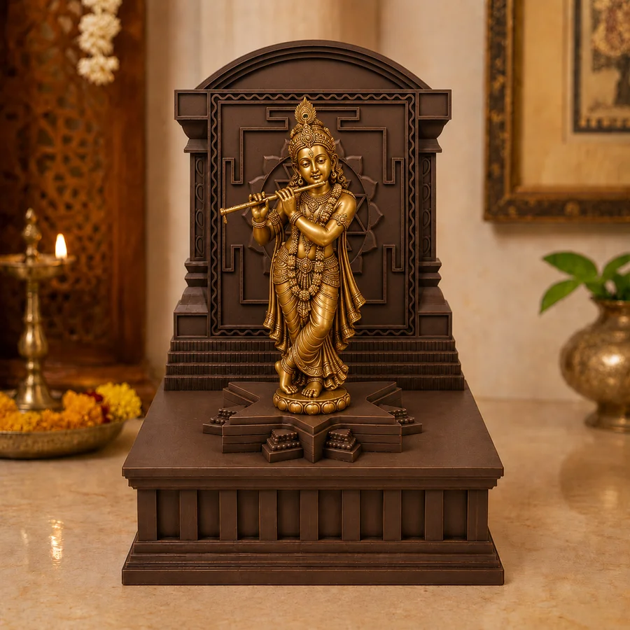 Sri Chakra Simhasanam Lord Krishna